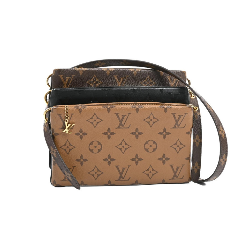 Louis Vuitton Pochette Shoulder Bag Brown
